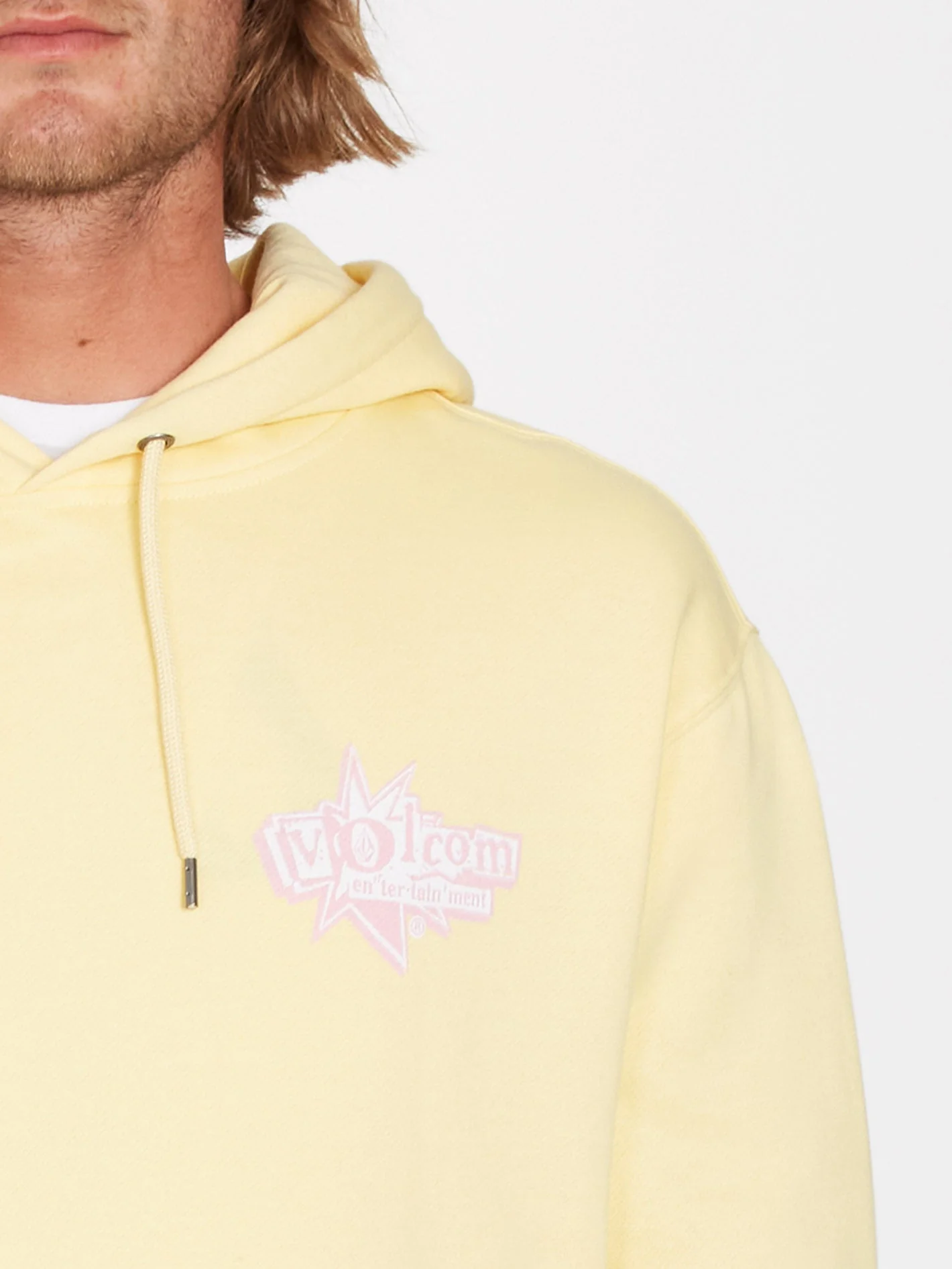 V Entertainment Kapuzenpullover - DAWN YELLOW - Image 3