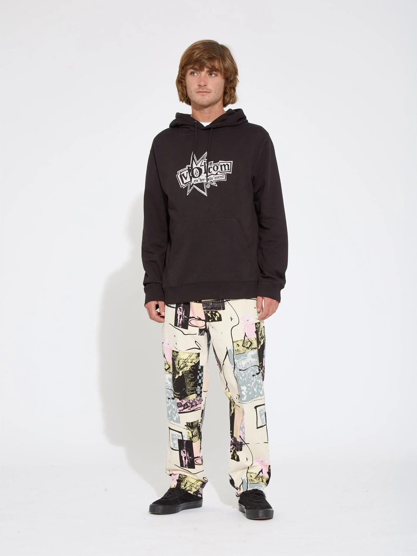 V Entertainment Kapuzenpullover - BLACK - Image 2