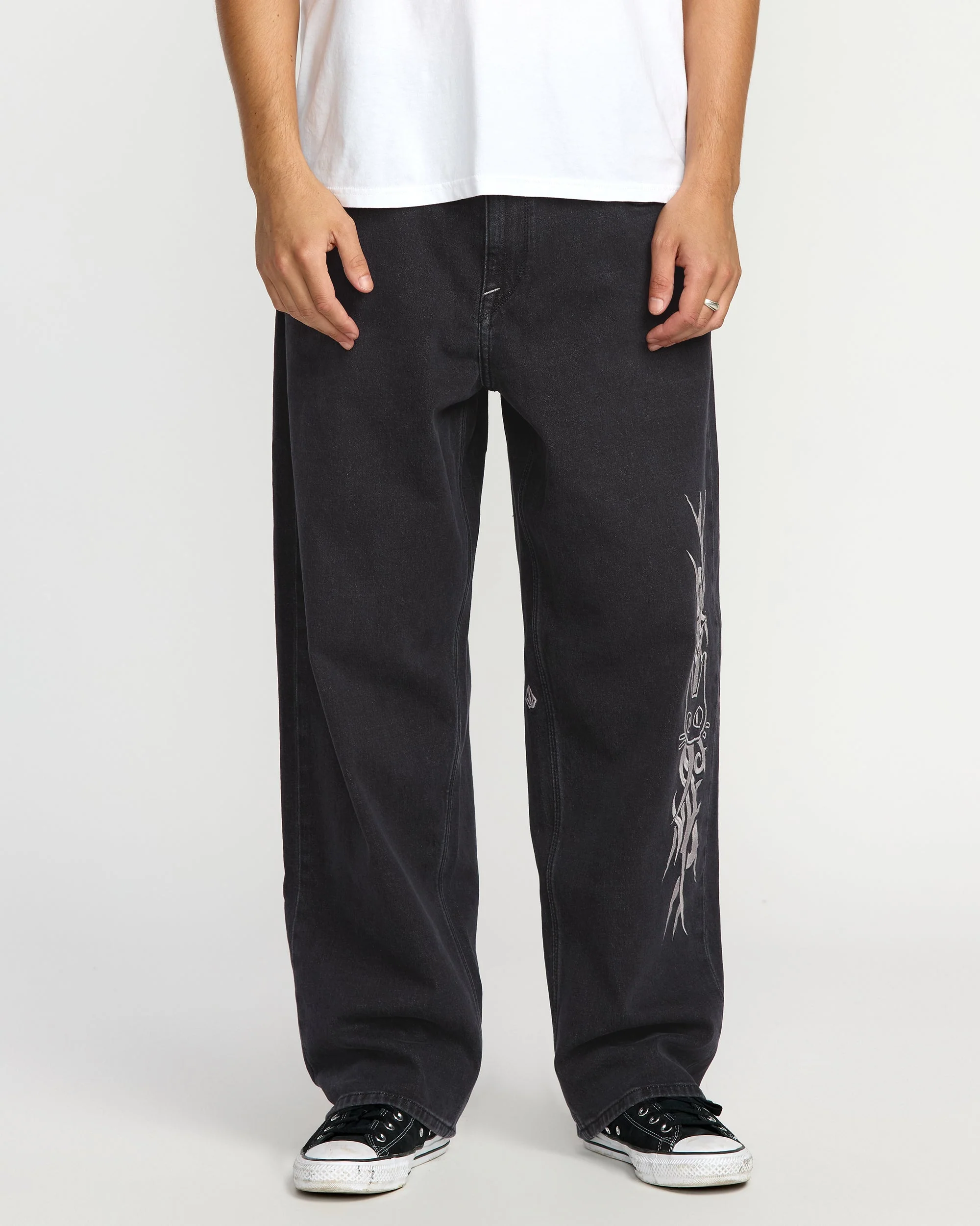 Volcom Ent Tisakorean Jeans - Fade To Black