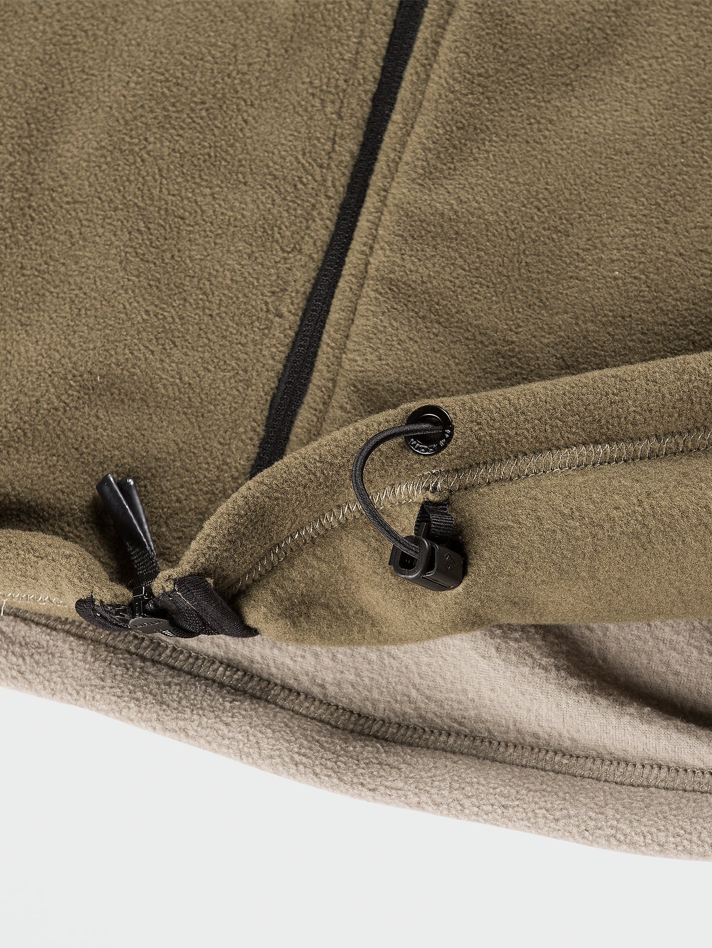 V-Science Full Zip Hoodie - Dark Khaki - Image 3