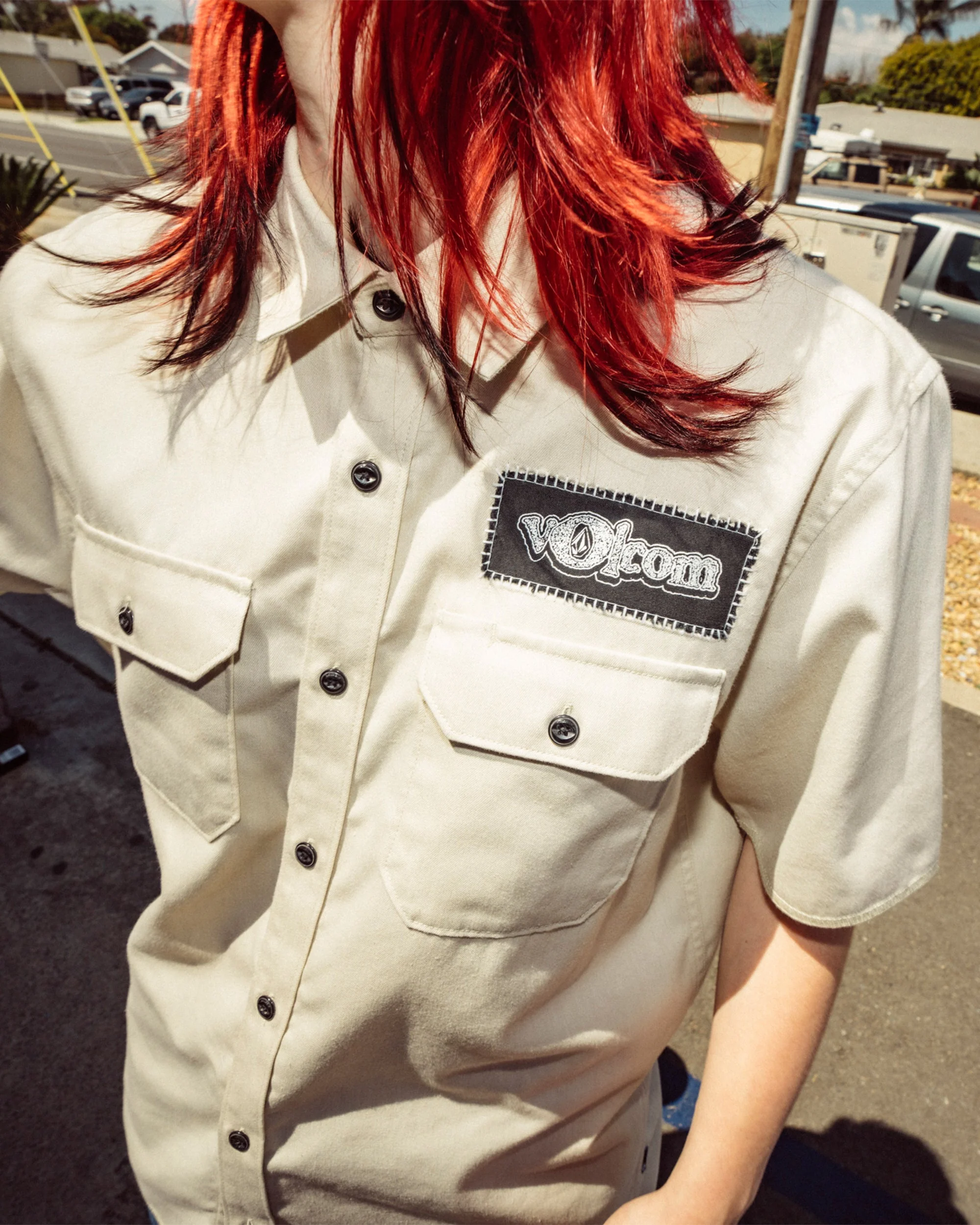 Volcom Ent Shirt - PALE KHAKI - Image 3
