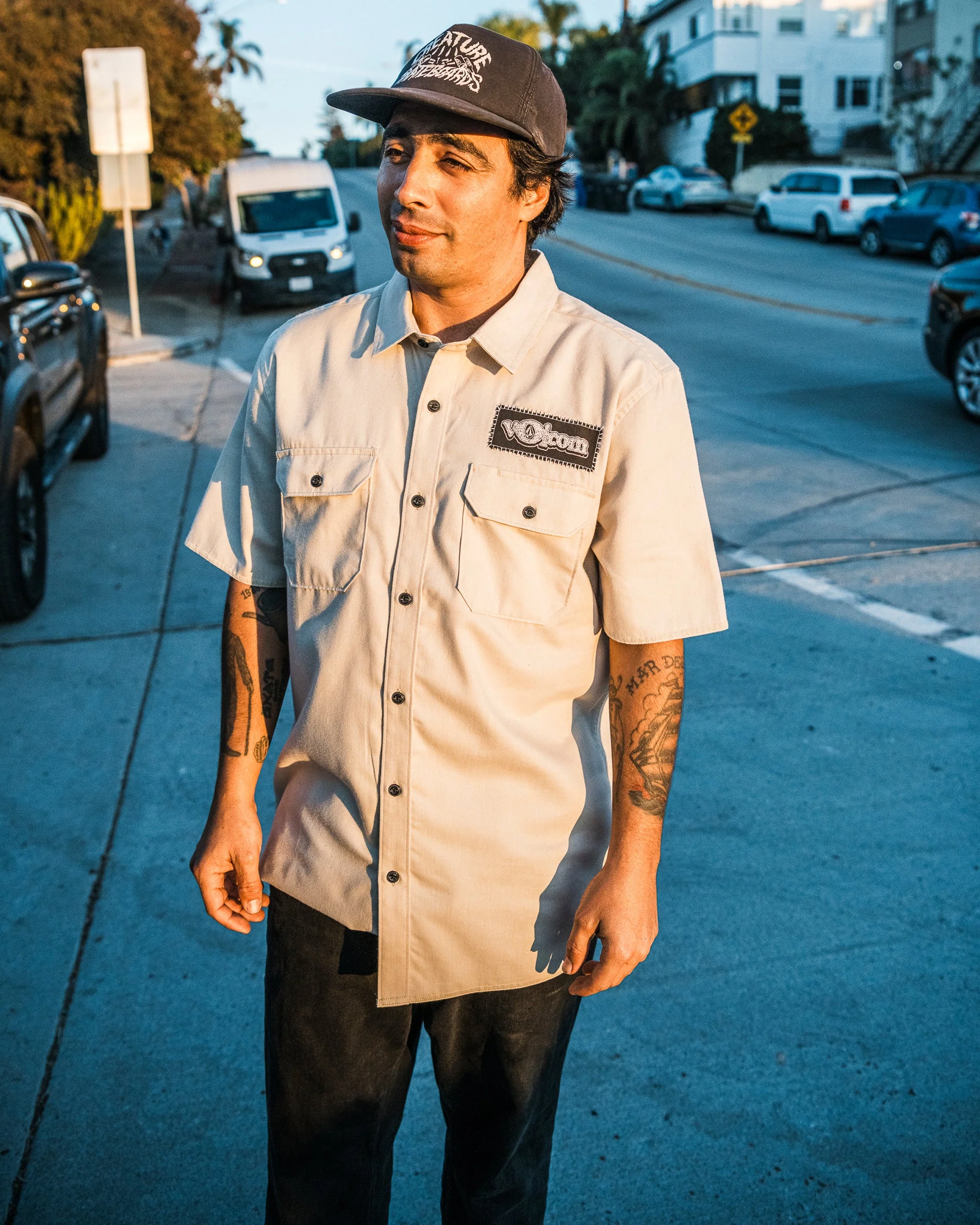 Volcom Ent Shirt - PALE KHAKI - Image 6
