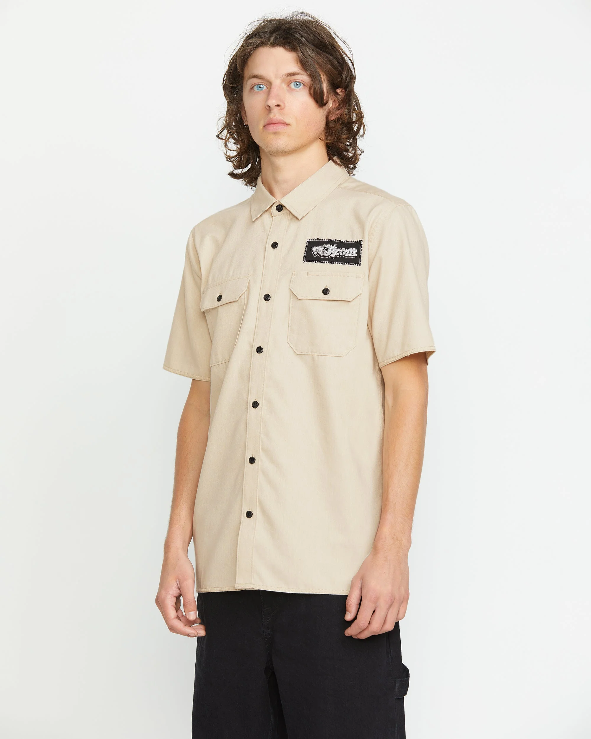 Volcom Ent Shirt - PALE KHAKI - Image 8