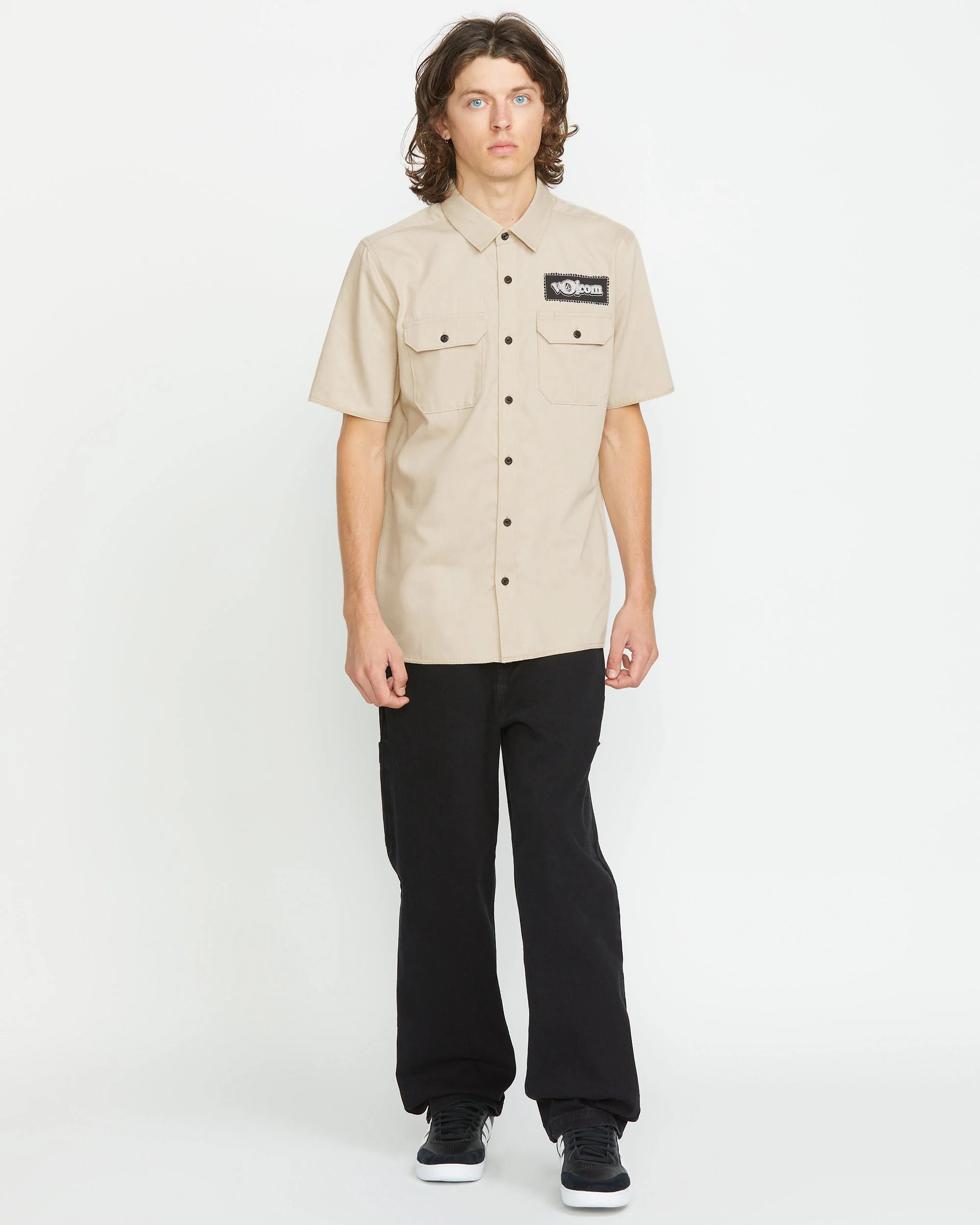 Volcom Ent Shirt - PALE KHAKI - Image 9