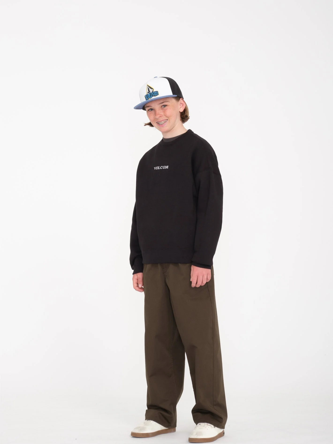 Volcom Stone Sweatshirt - BLACK - (KINDER) - Image 4