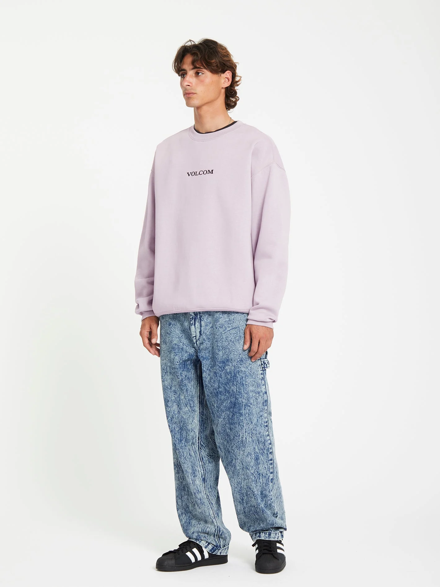 Volcom Stone Sweatshirt - Light Purple - Image 2