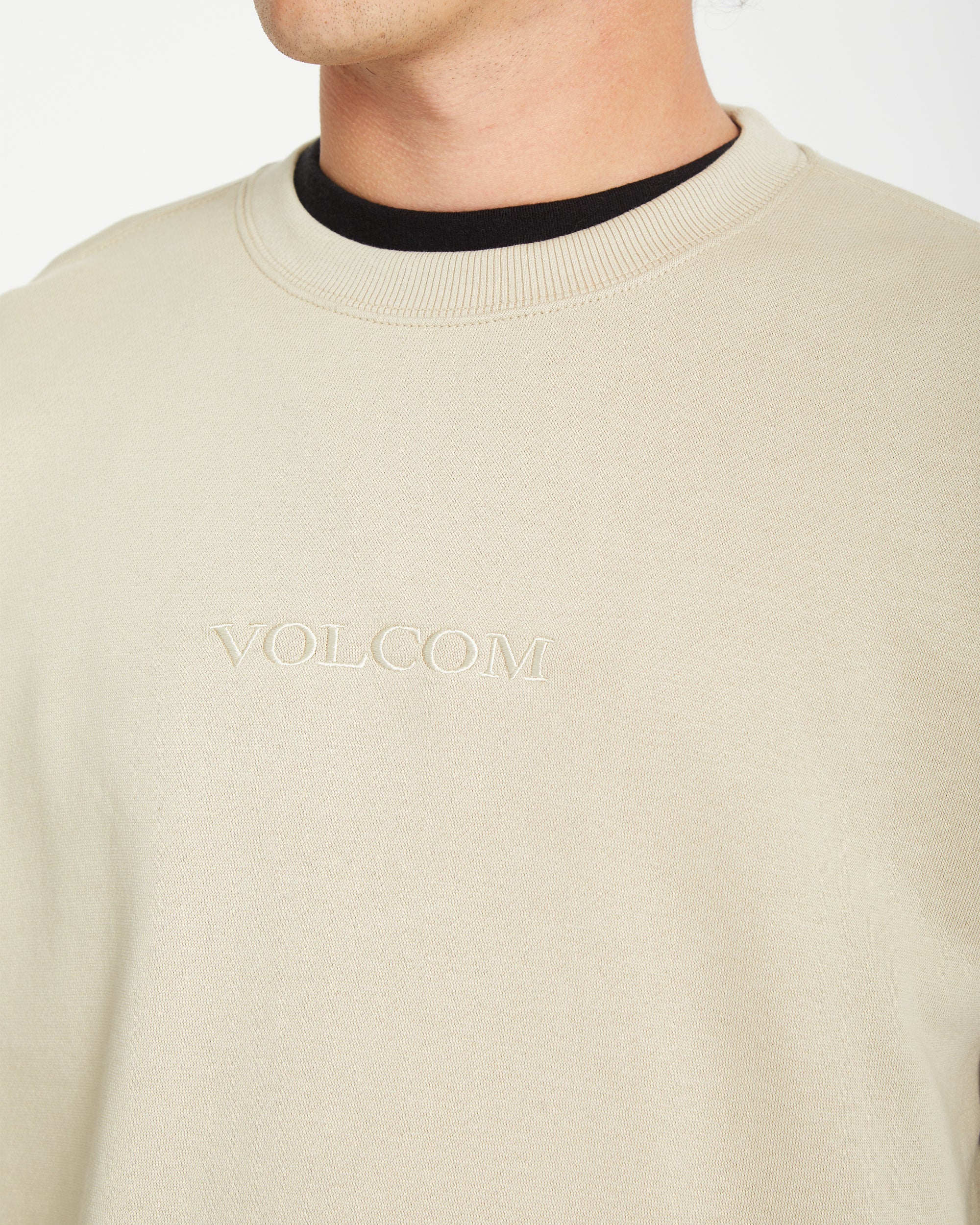 Volcom Stone Pullover - LIGHT KHAKI - Image 4