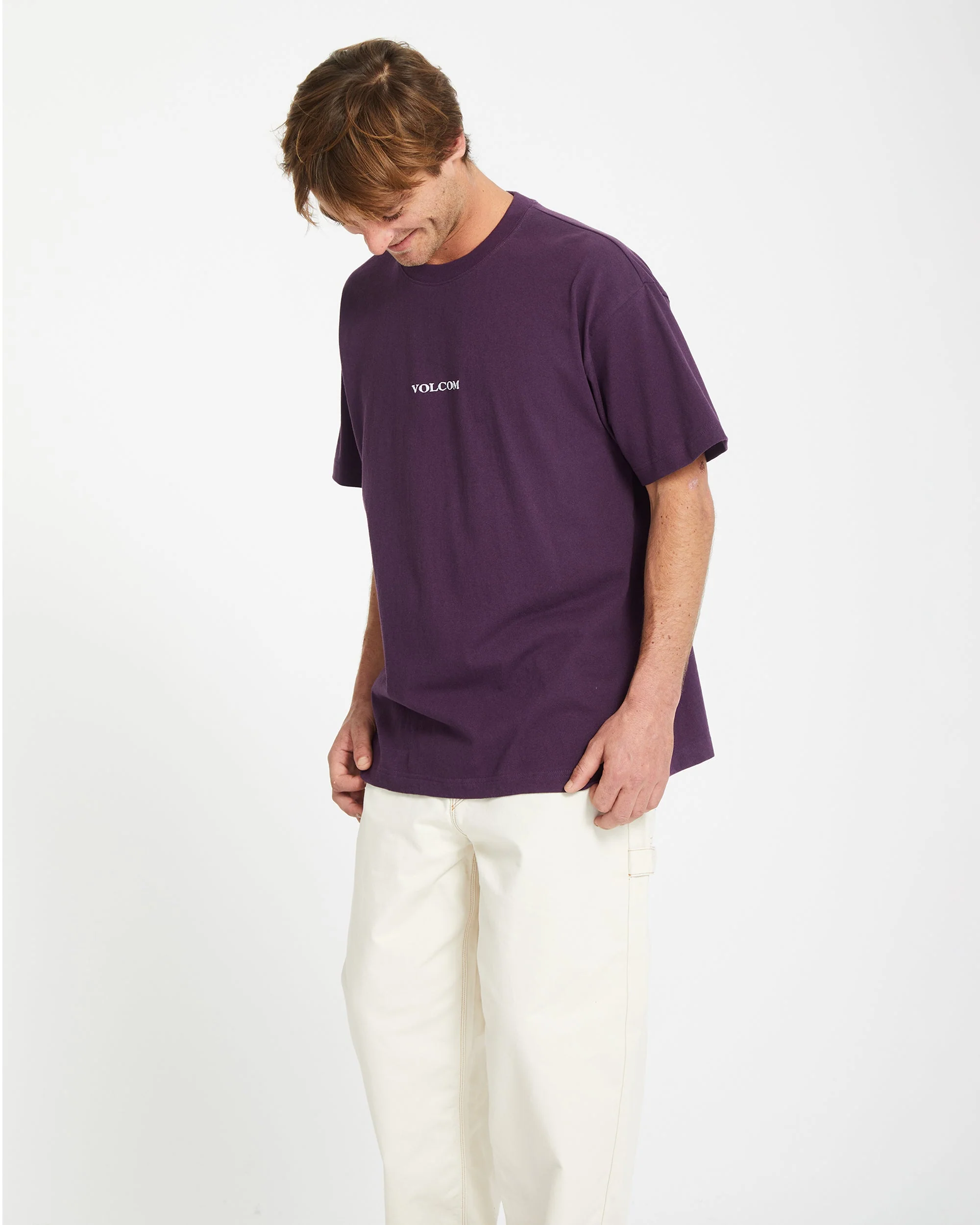 Volcom Stone T-shirt - GRAPE ROYALE - Image 3