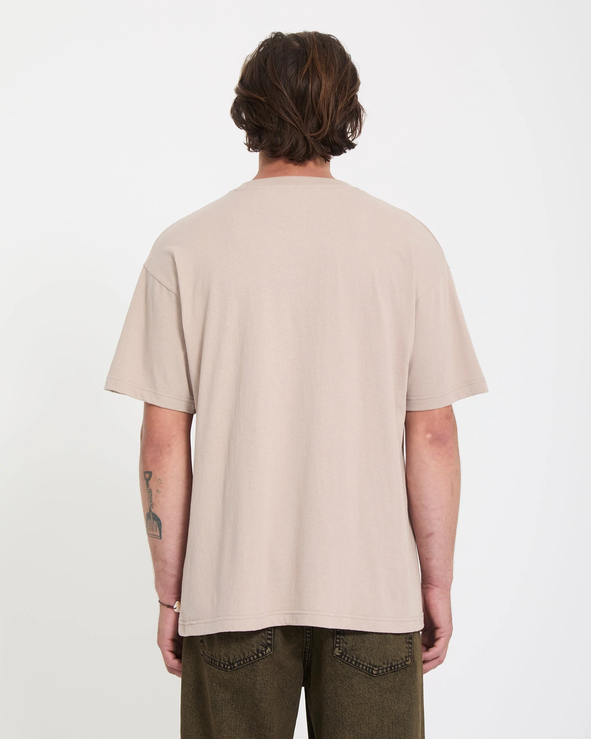 Volcom Stone T-Shirt - Bark Brown - Image 3