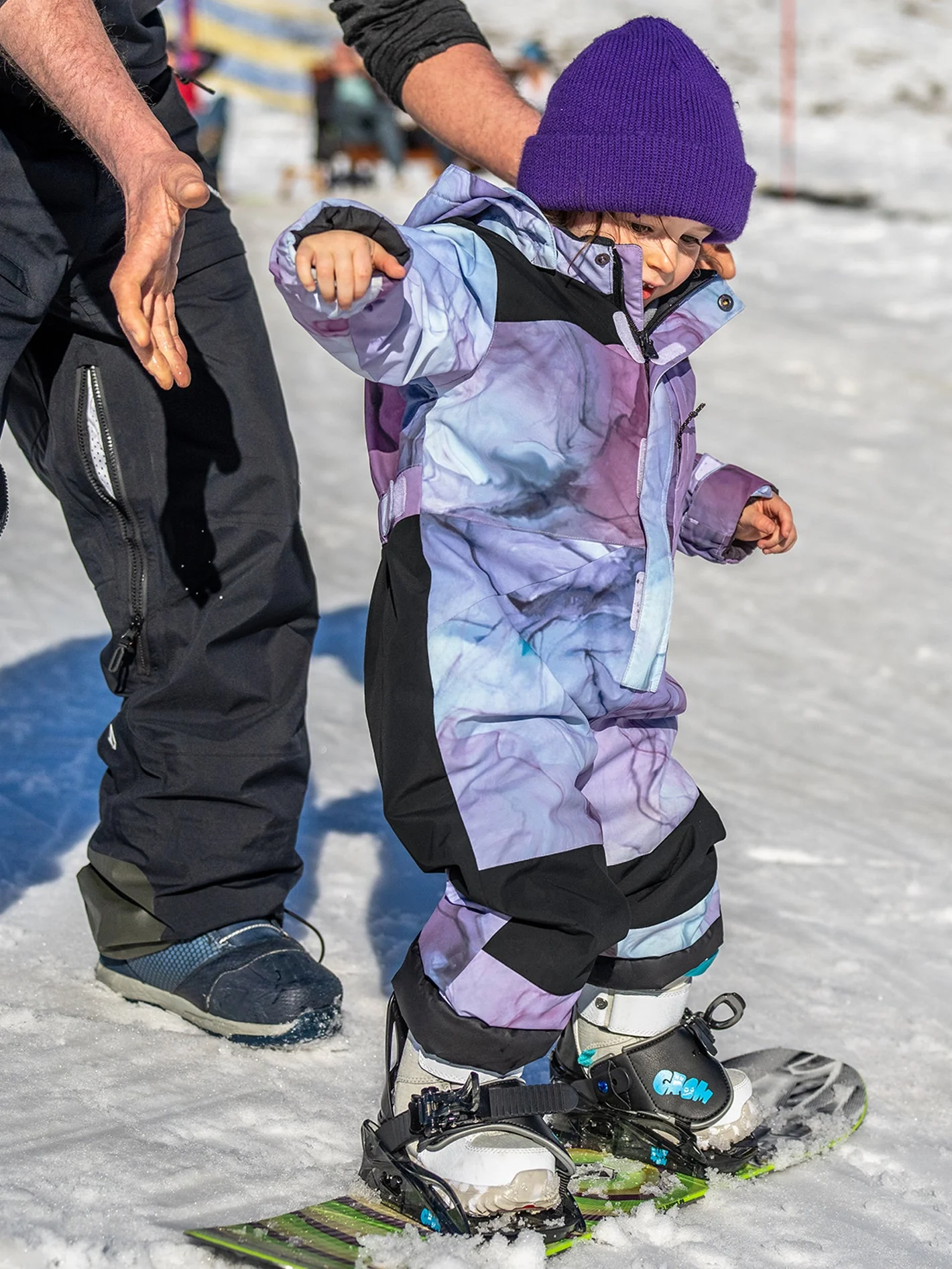 Volcom Toddler Overall - GLACIER INK - (KINDER) - Image 4