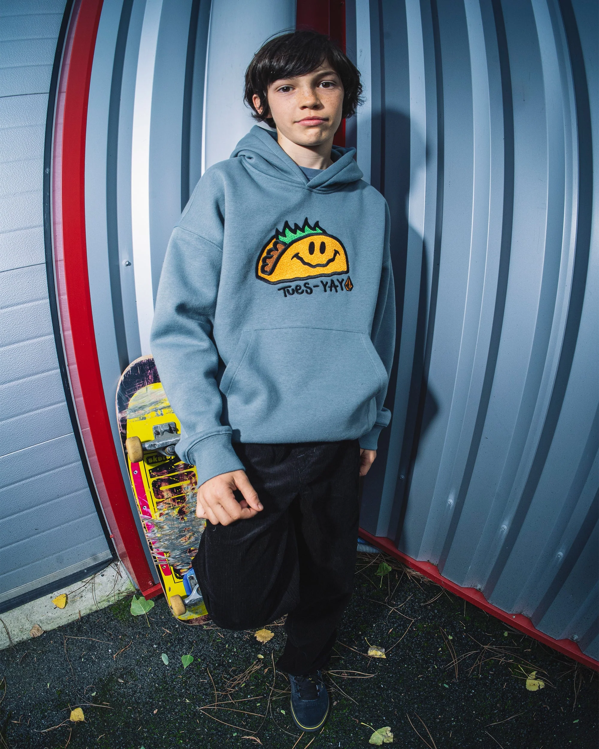 Voltaco Hoodie - Blue Wash - (KINDER) - Image 3