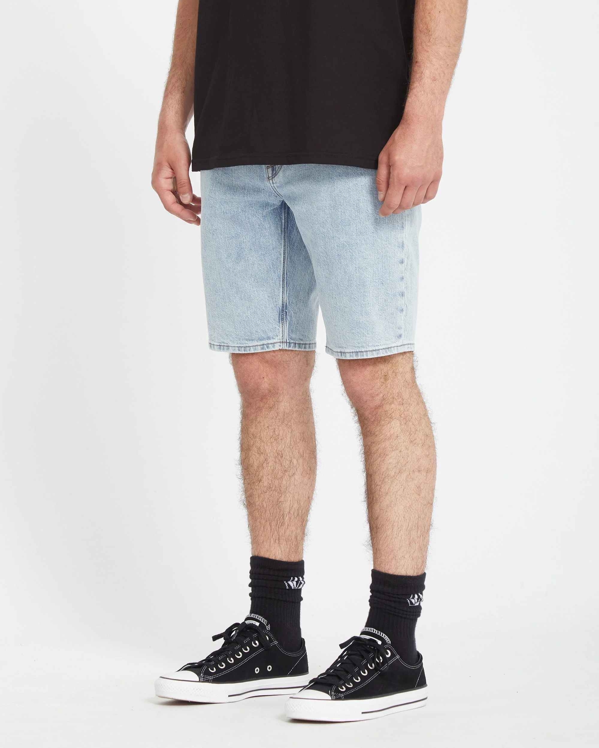Vorta Denim Shorts - CAROLINA BLUE - Image 3