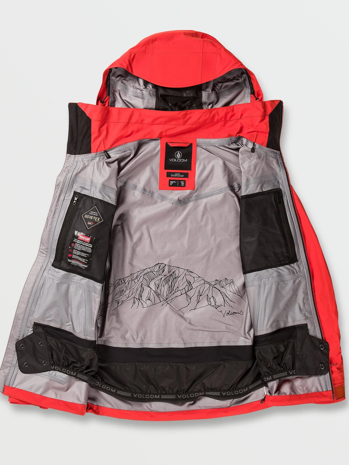Vs 3L Stretch Gore-Tex Jacket - Orange Shock - Image 11