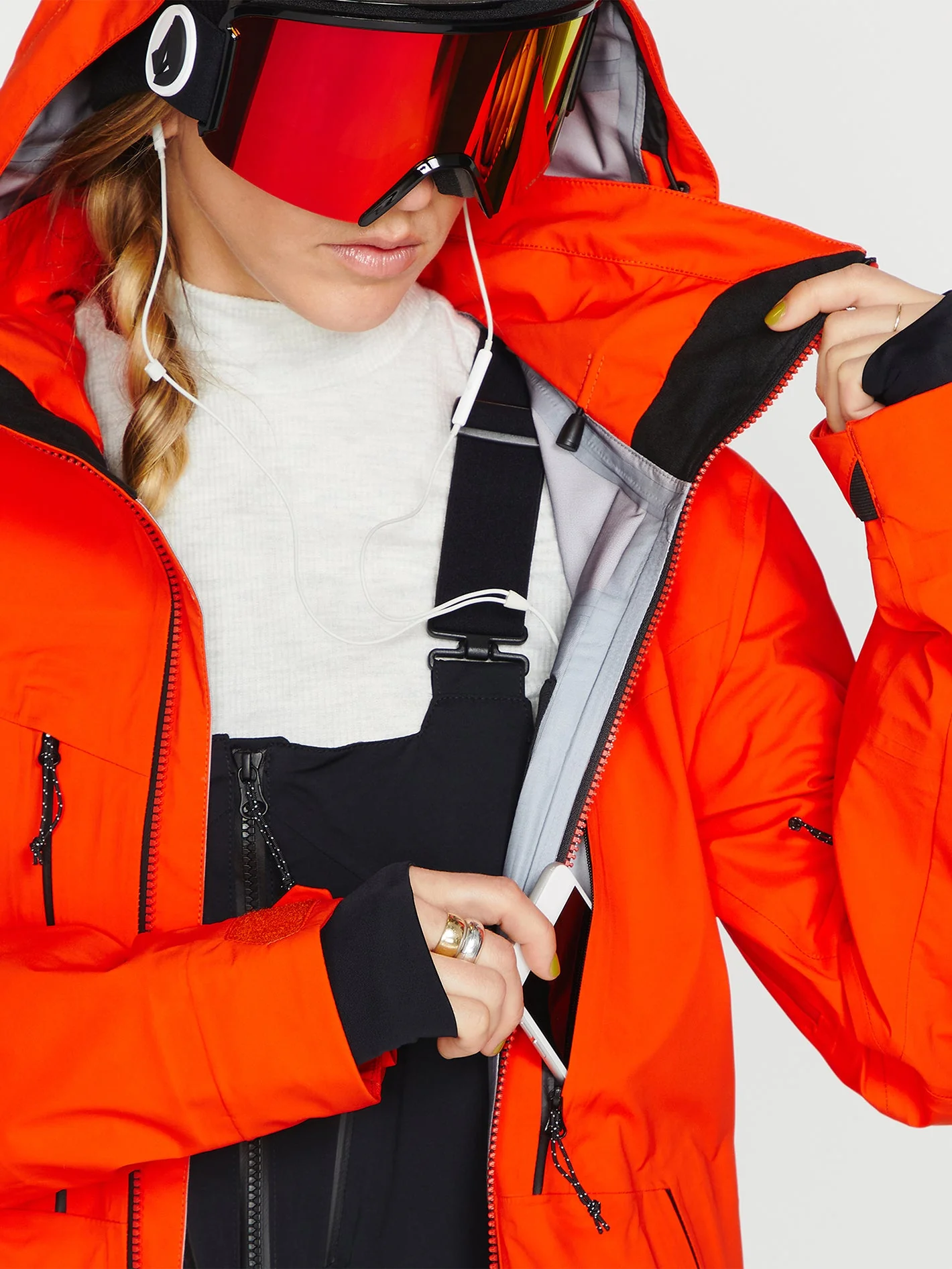 Vs 3L Stretch Gore-Tex Jacket - Orange Shock - Image 7