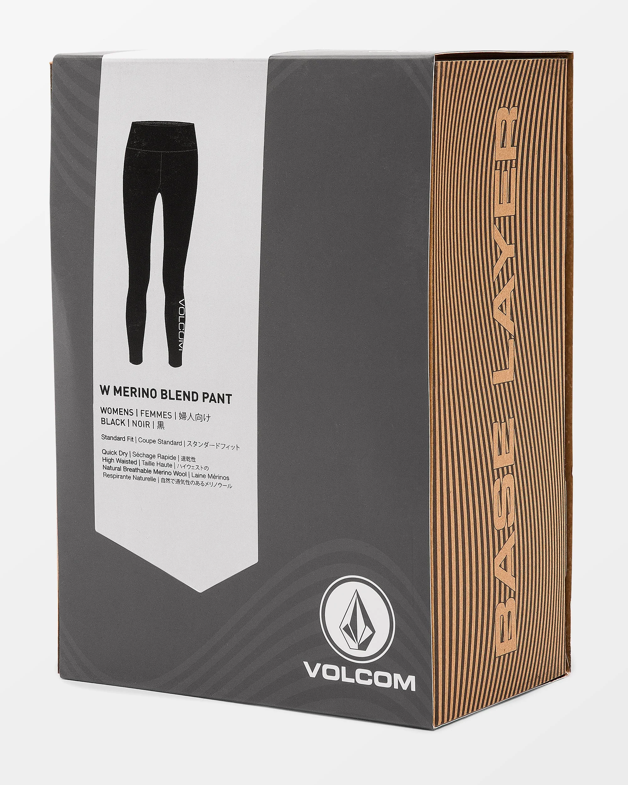 W Merino Blend Basisschicht-Leggings - Black - Image 6