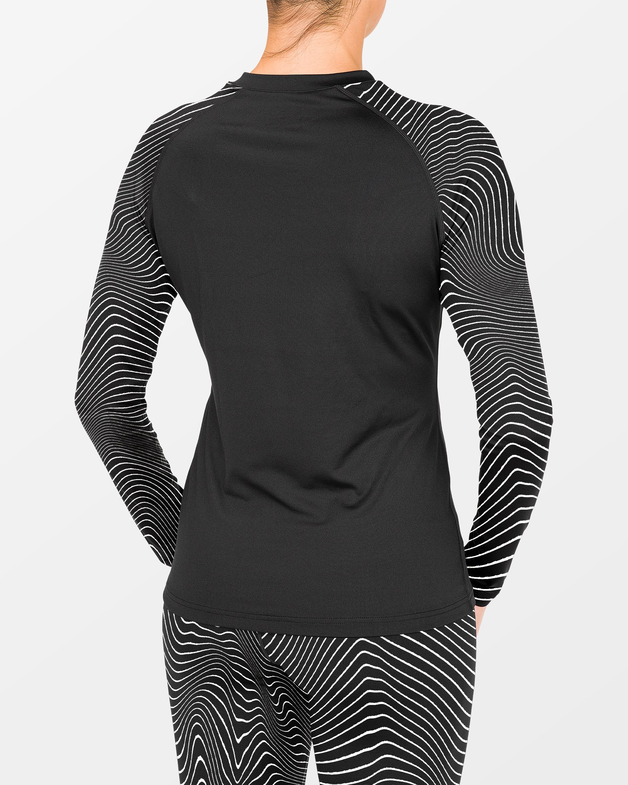 W V-Science Basisschicht-Shirt - Black White - Image 7