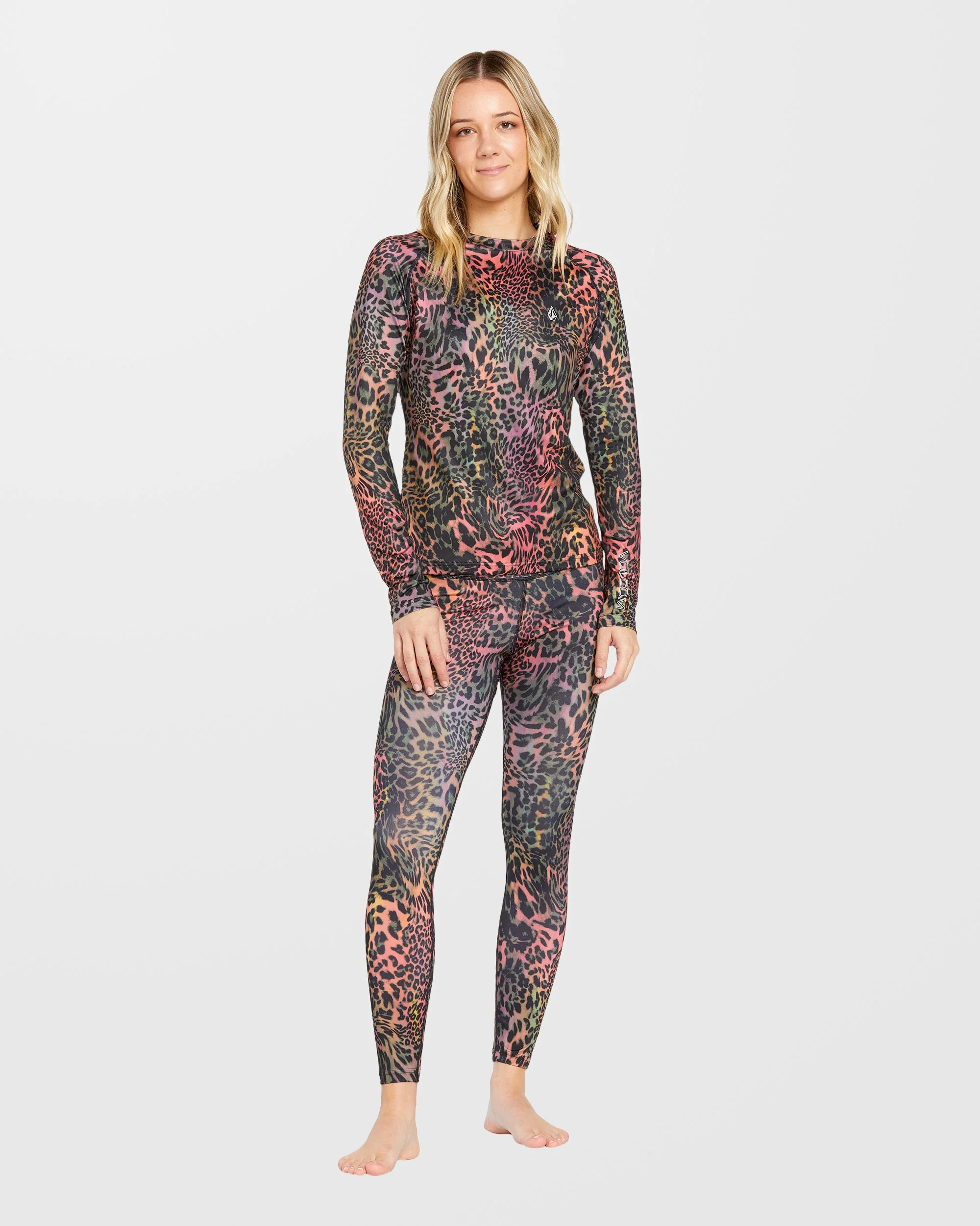 W V-Science Base Layer Leggings - Acid - Image 4