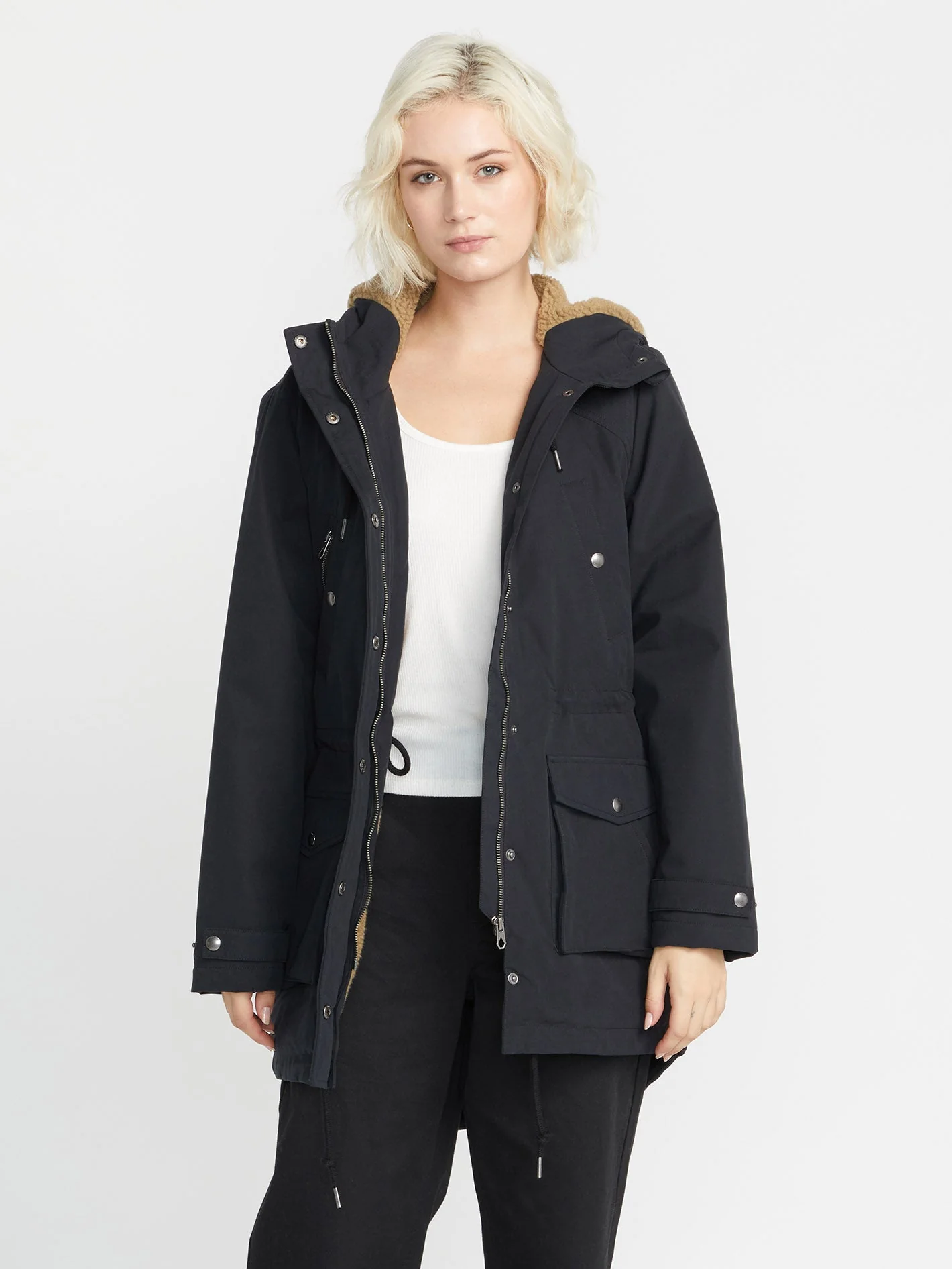 Walk On By 5K Parka - BLACK - Image 3