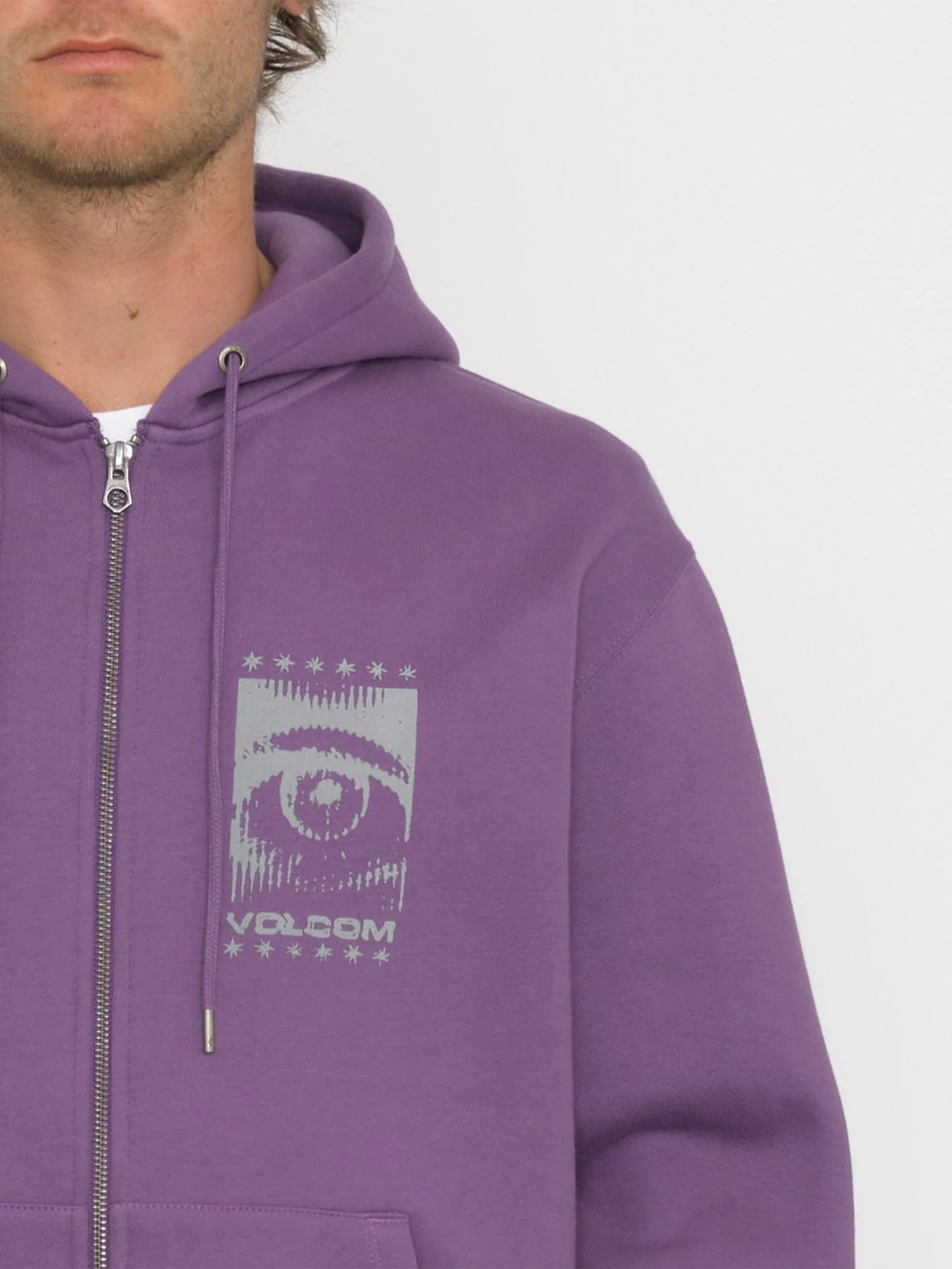Watanite Zip Kapuzenpullover - DEEP PRUPLE - Image 2