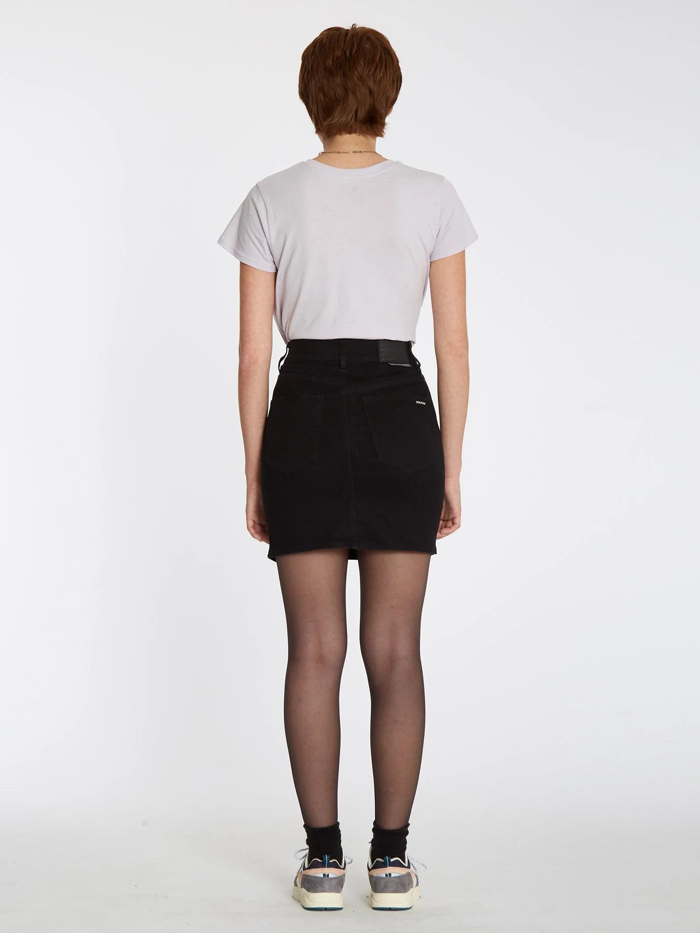 Weellow Denim Skirt - BLACK - Image 2