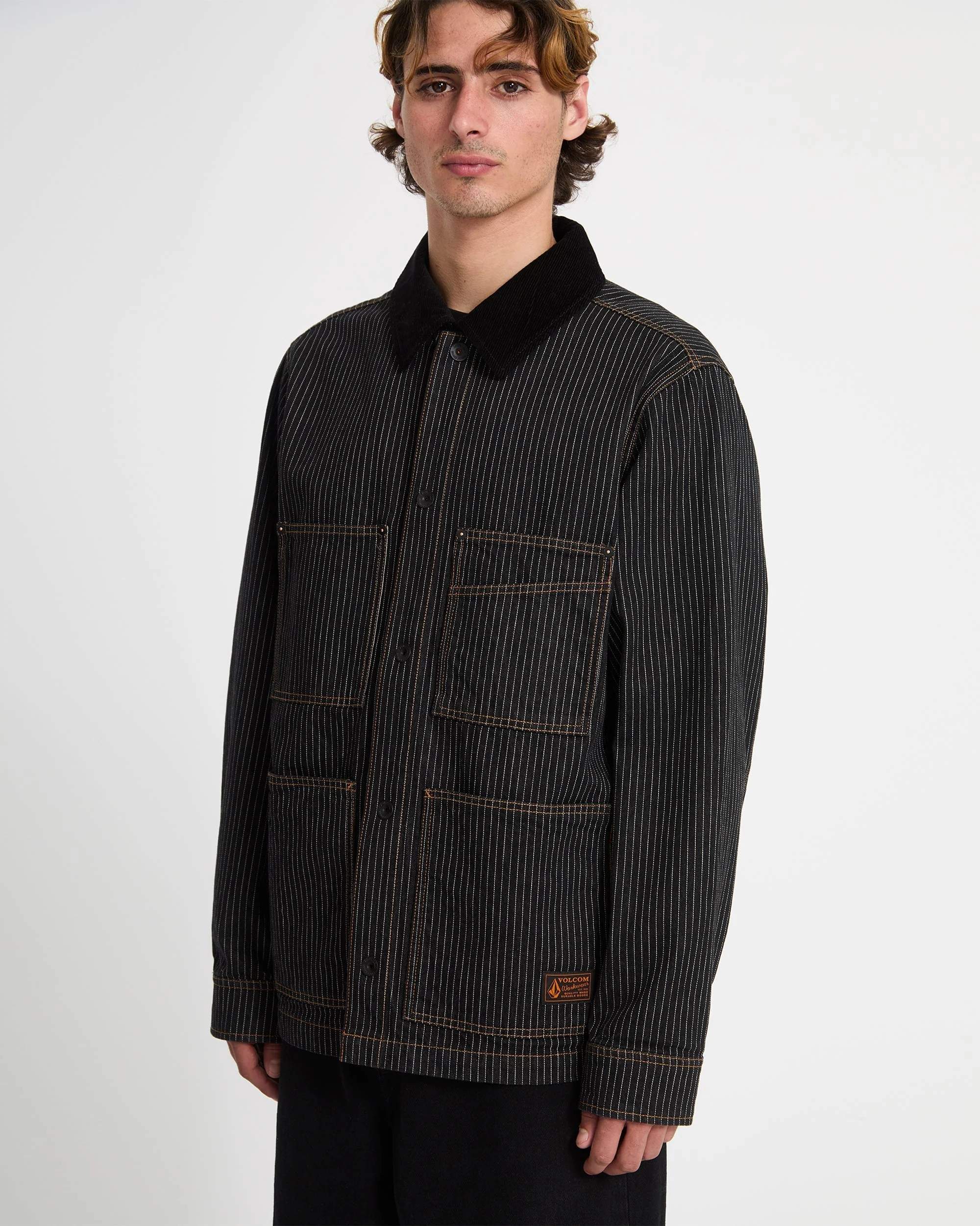 Work Dialed Jacke - Black Stripe - Image 10