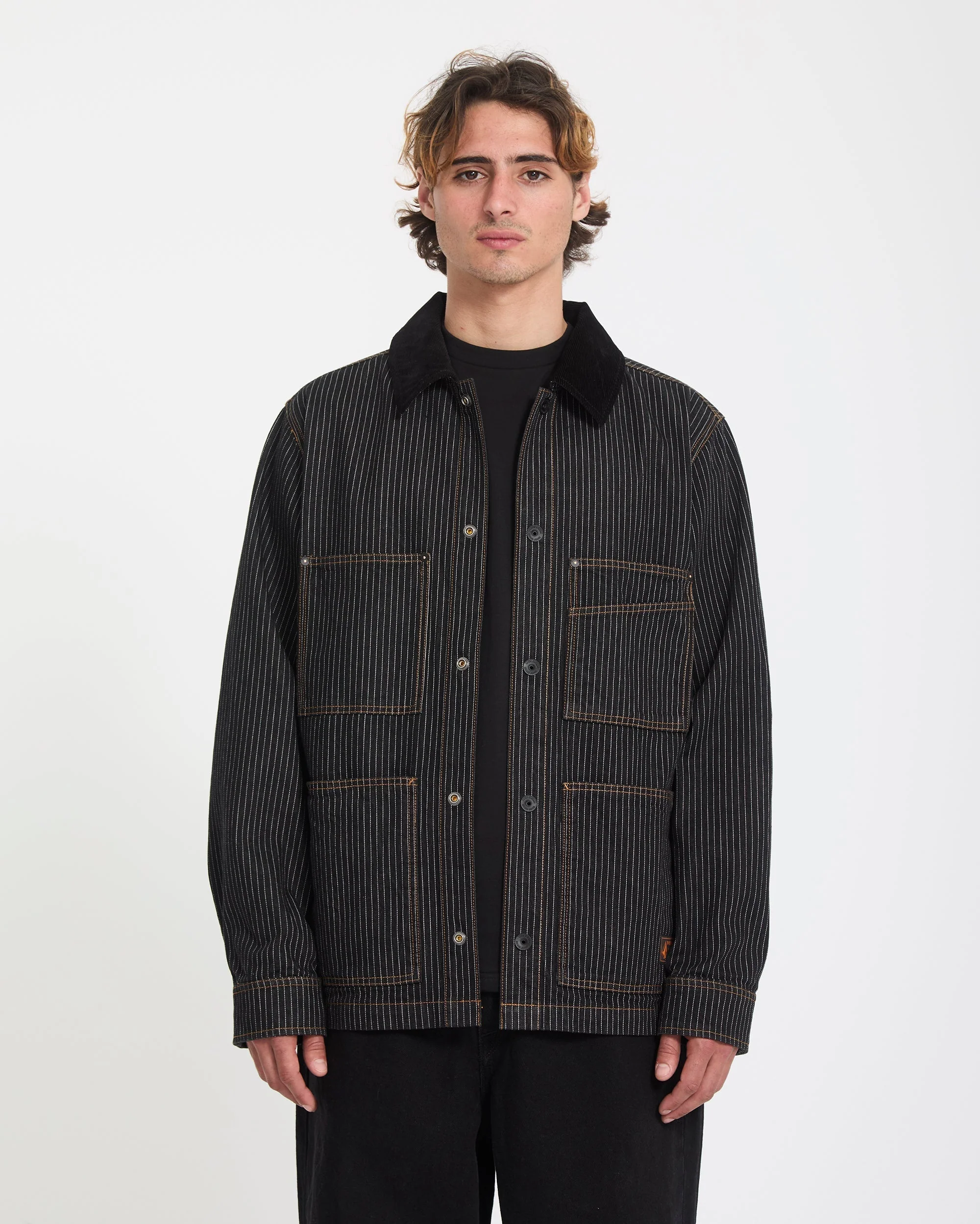 Work Dialed Jacke - Black Stripe - Image 3