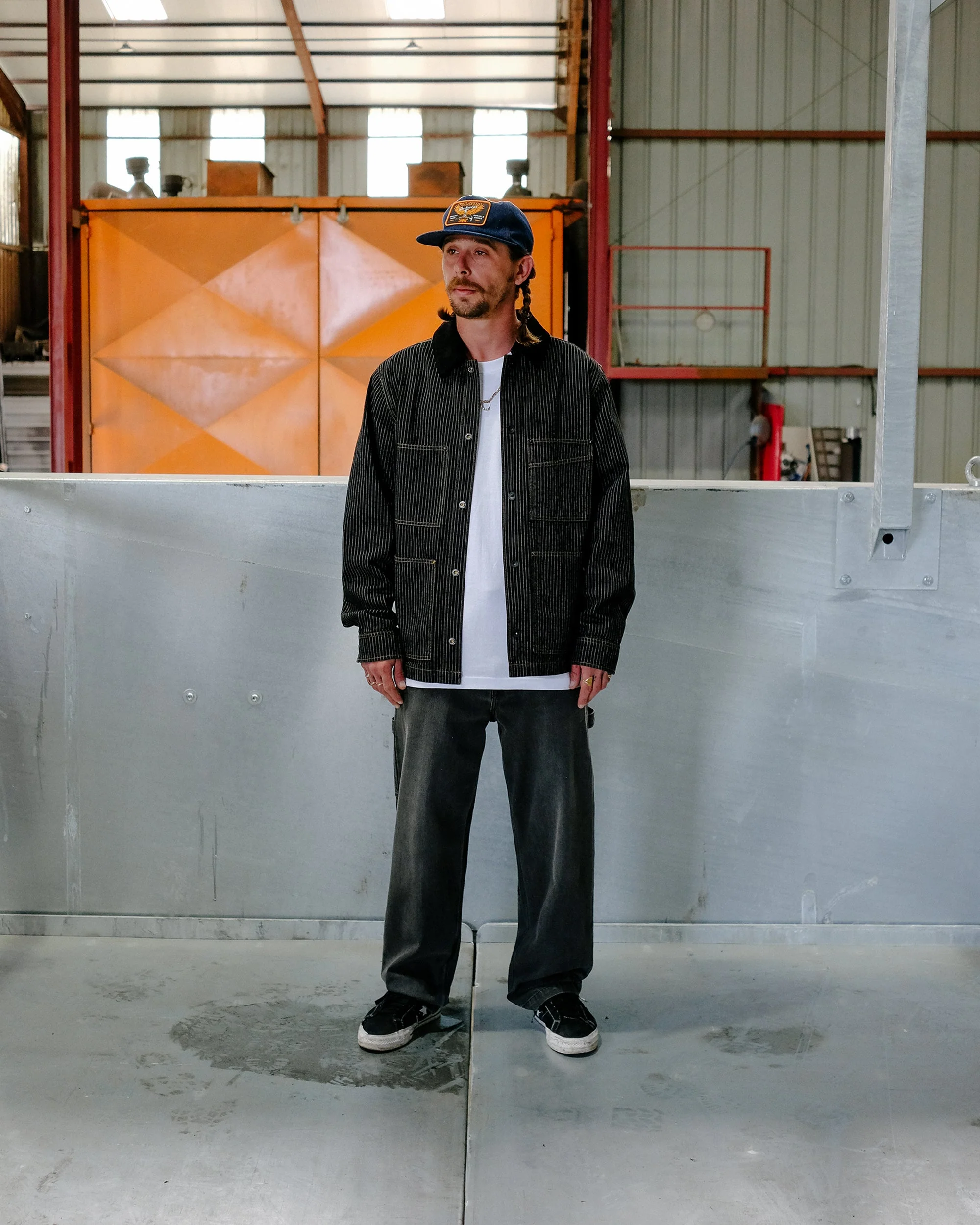 Work Dialed Jacke - Black Stripe - Image 4