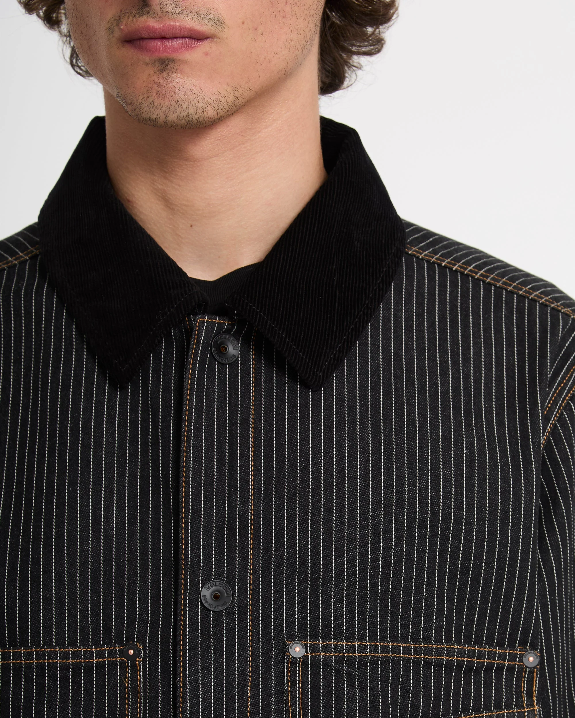 Work Dialed Jacke - Black Stripe - Image 7