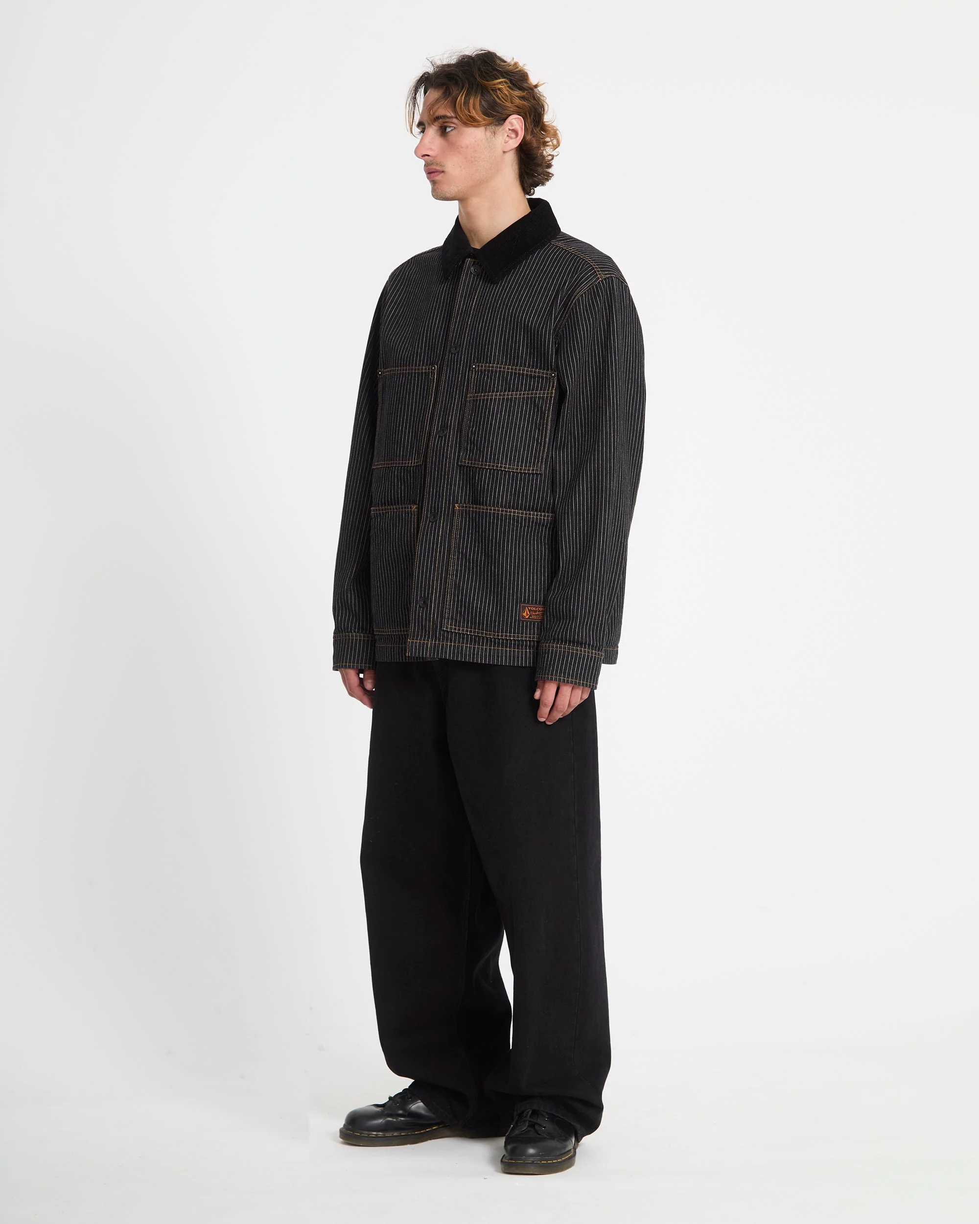 Work Dialed Jacke - Black Stripe - Image 9