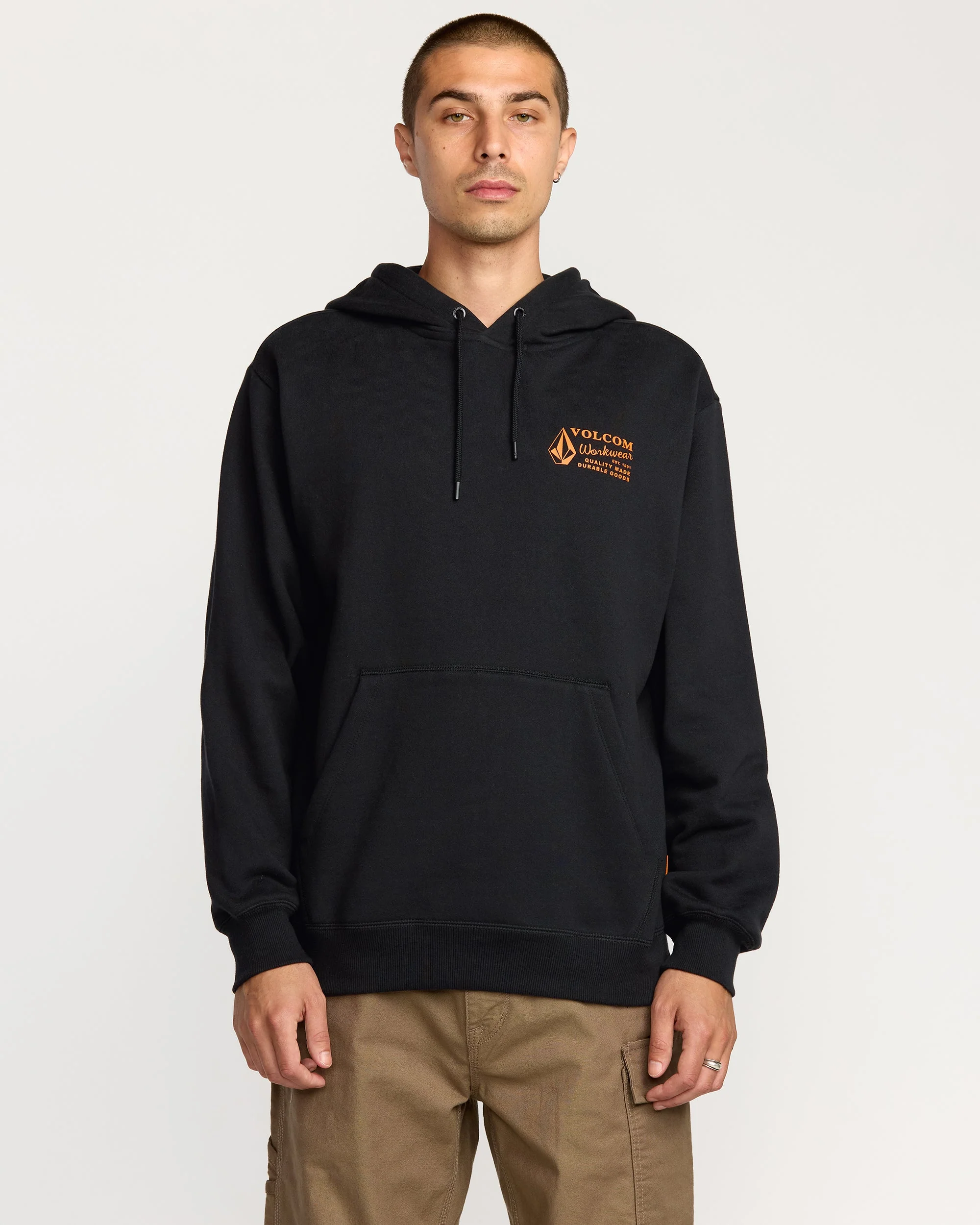 Workwear Hoodie - Black - Image 2