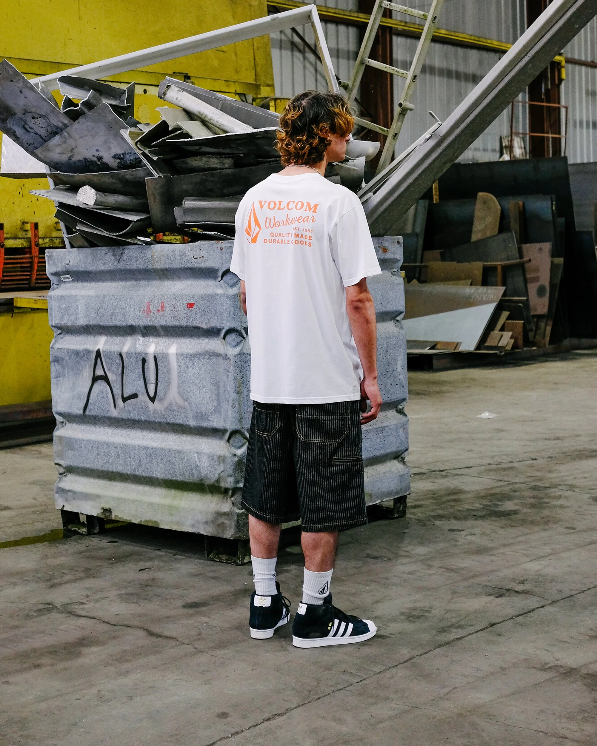 Workwear T-Shirt - White Combo - Image 4