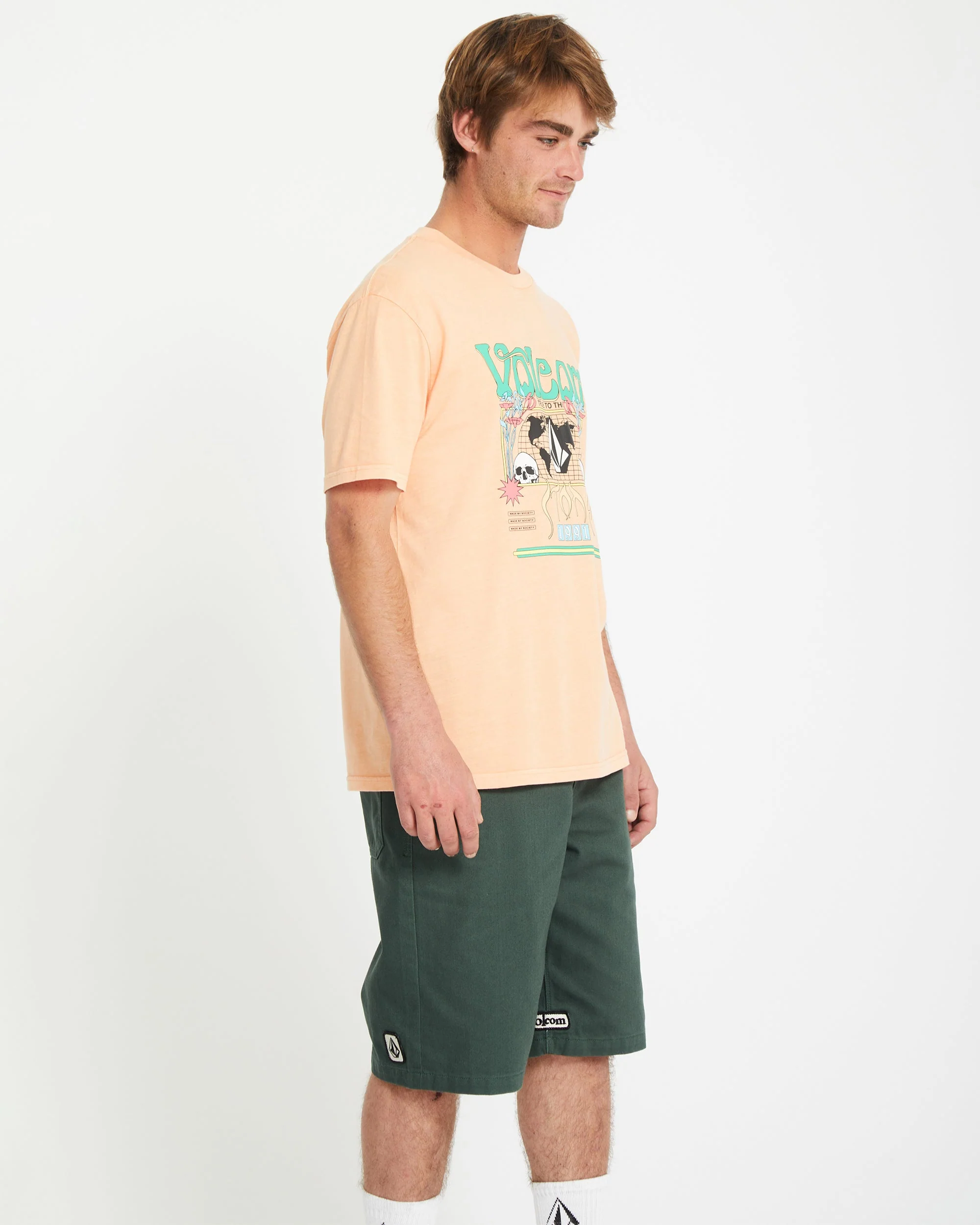 Worldly T-shirt - PALE PEACH - Image 3