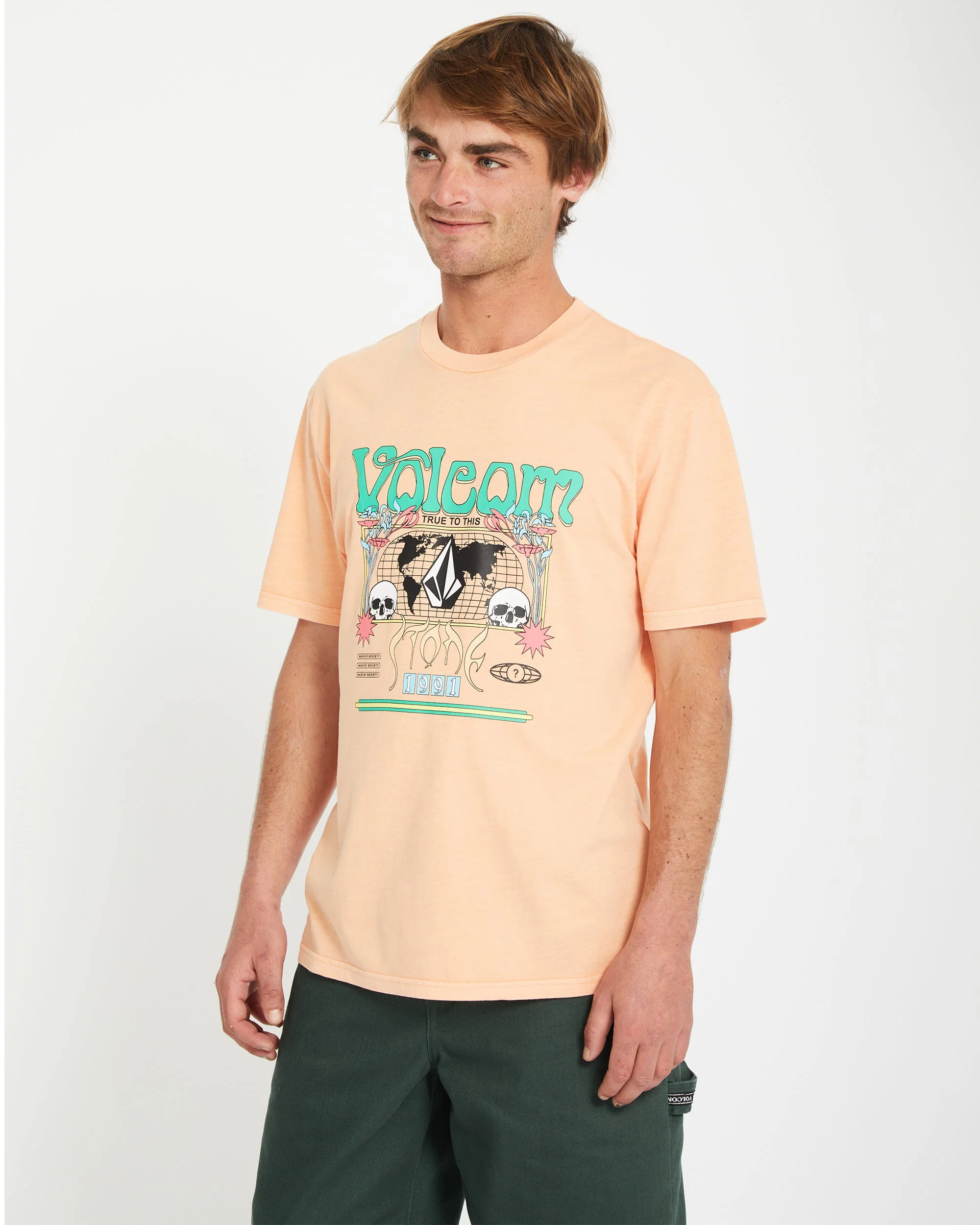 Worldly T-shirt - PALE PEACH - Image 4