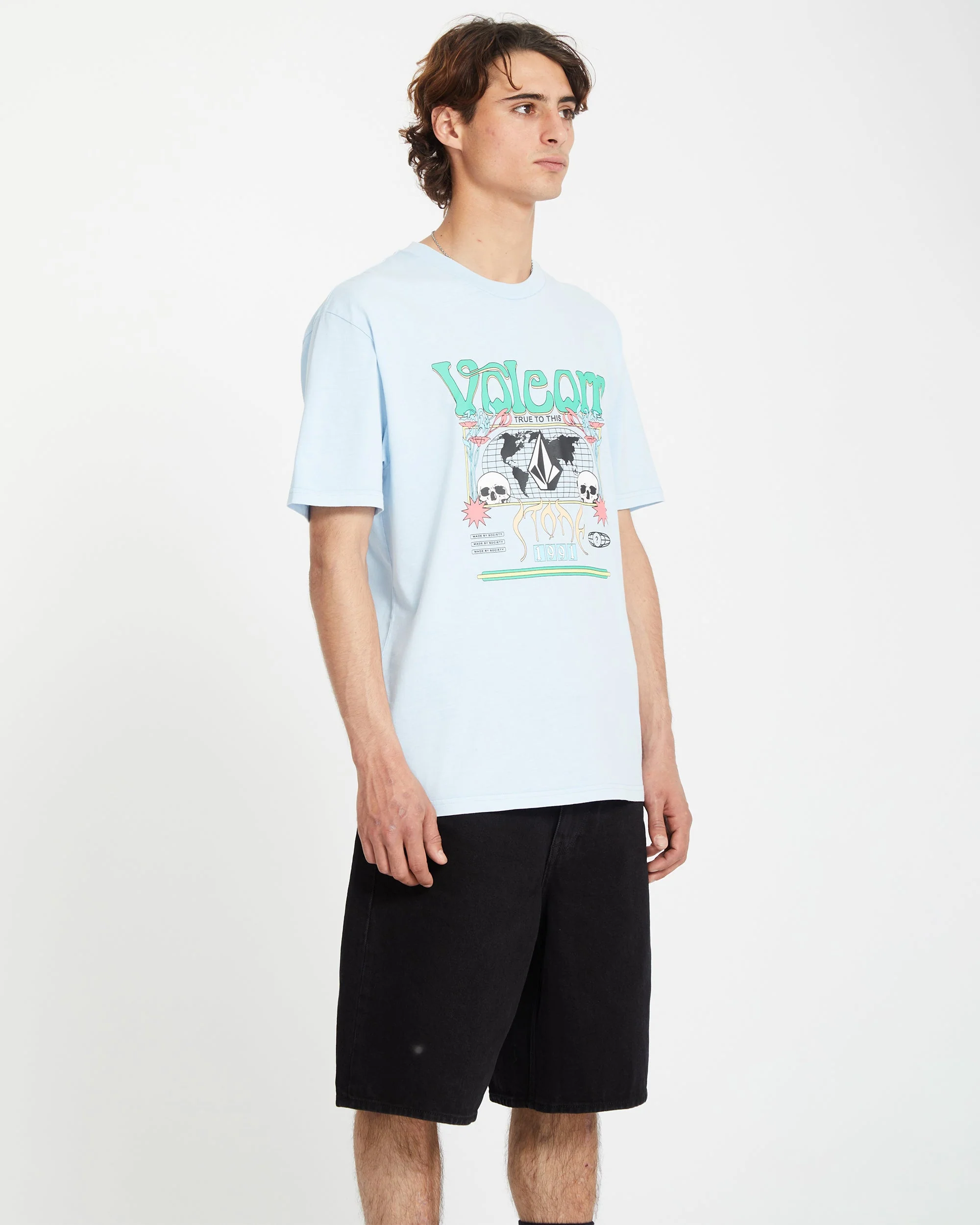 Worldly T-shirt - CAROLINA BLUE - Image 3