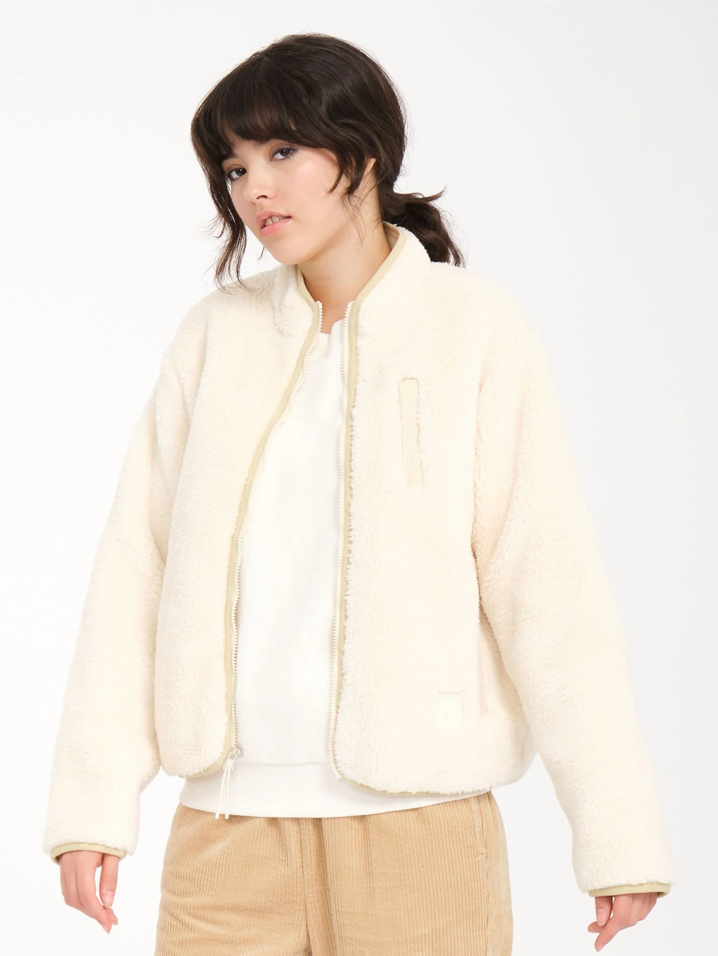 Wuzer Fuzzar Sherpa Sweatshirt - Cloud - Image 3