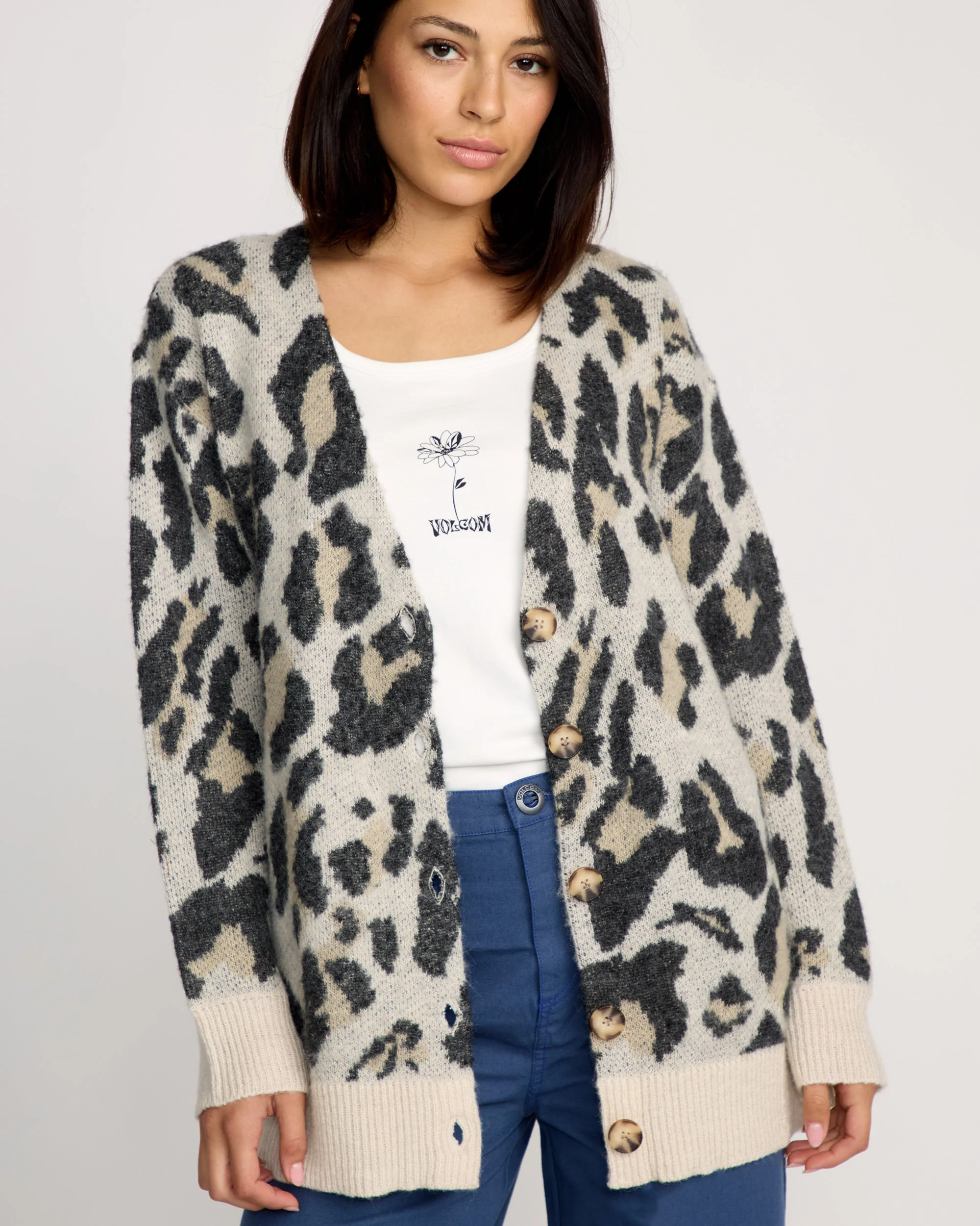 Wylding Out Cardigan - Animal Print - Image 3