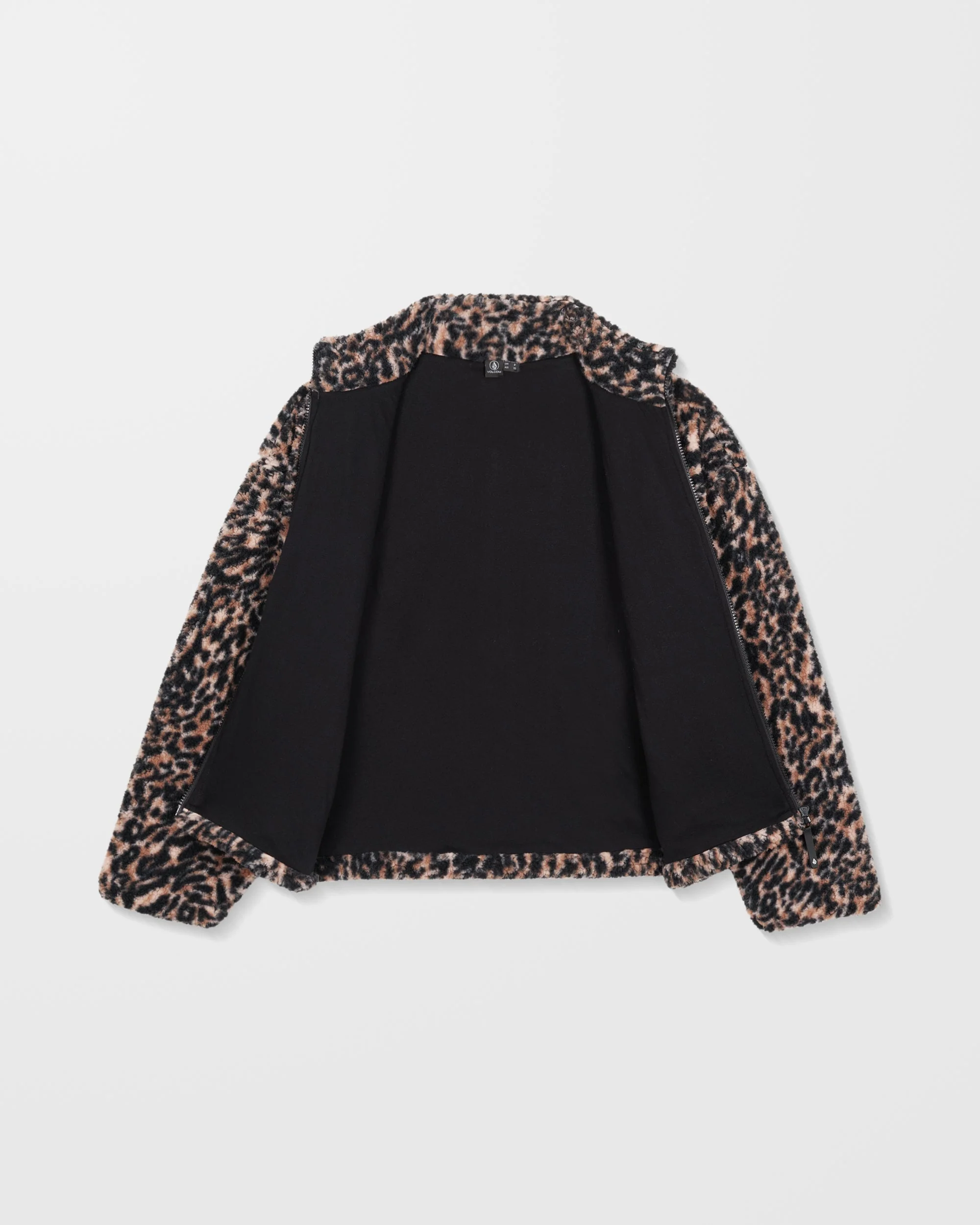 Wylding Out Zip Sherpa - Animal Print - Image 11