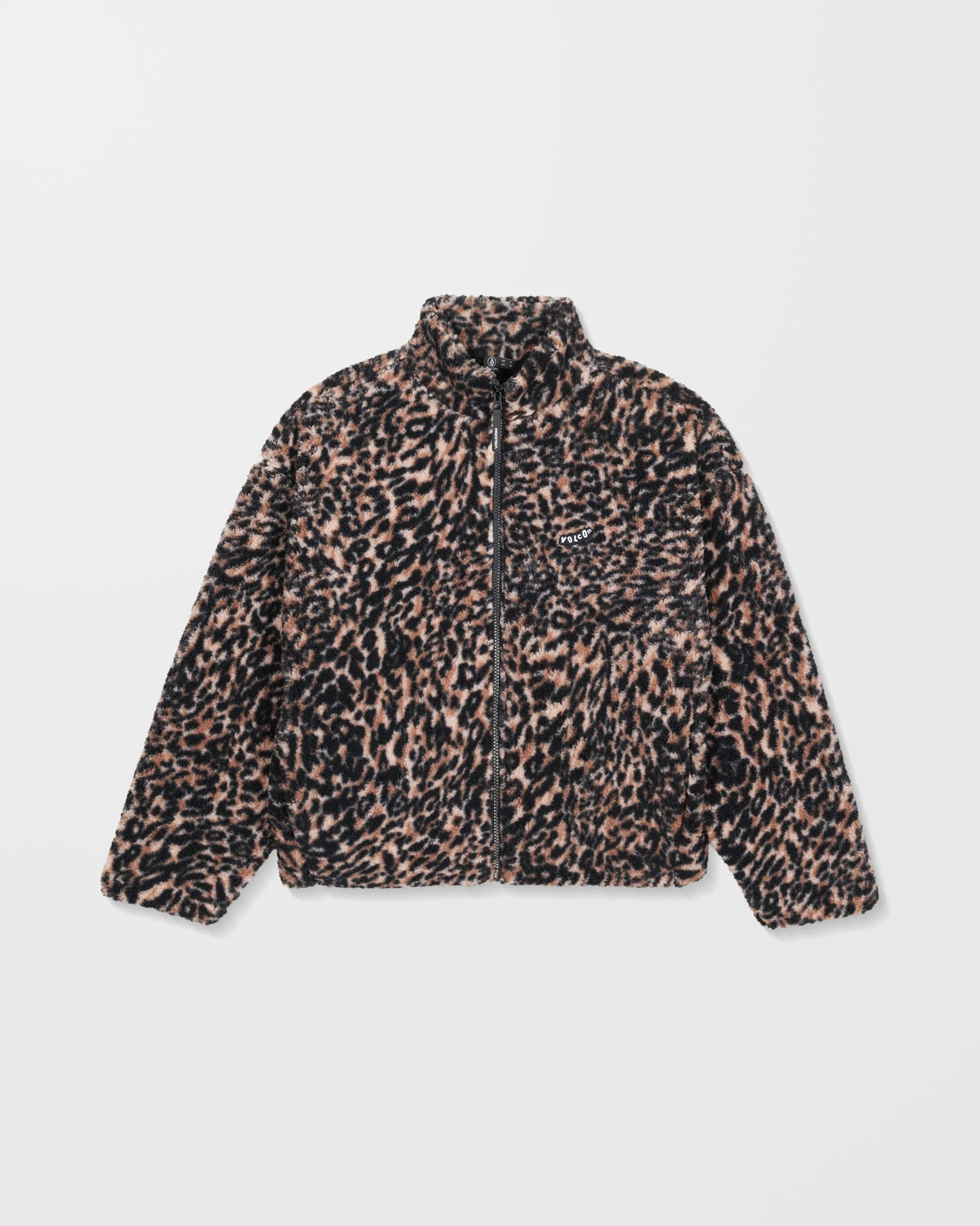 Wylding Out Zip Sherpa - Animal Print - Image 9